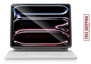 Wireless Magic Keyboard Case for Apple iPad Pro 13-inch (M4) 2024: Smart Multi- - Picture 1 of 6