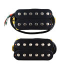Guitar Black  Coil Pickups 50Mm Neck 52Mm Bridge Sq Electric Guitar Pickups N5A9