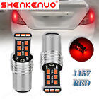 2x 1157 LED Red Bright Brake Tail Stop Light Parking Bulb Universal SHENKENUO