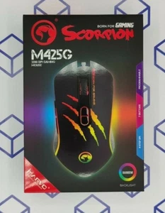 Marvo Scorpion M425G 3200DPI RGB 7 Button Programmable USB Optical Gaming Mouse - Picture 1 of 1