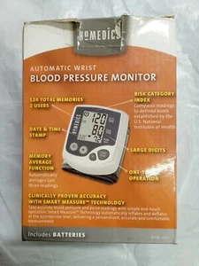 HoMedics Automatic Wrist Blood Pressure Monitor (WHITE) - Picture 1 of 6