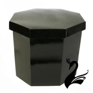 Hat Box Octagonal - Gloss Finish - Black Body/Black Lid (Medium Deep 38 x 32c... - Bild 1 von 1