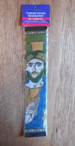 NEW Ankara Istanbul "Turkish Woven Bookmark" Saint - Imagen 1 de 3