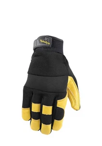3 Pairs Wells Lamont Men's HydraHyde Leather Work Gloves Select Size M, L, XL - Picture 1 of 24
