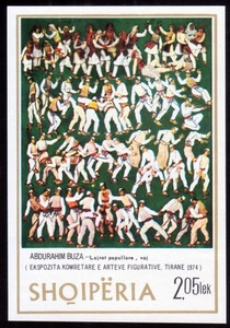 Albanien Block 57 **, Nationale Gemälde, postfrisch - Bild 1 von 1
