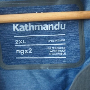 Kathmandu NGX2 men's 2XL blue hooded waterproof windproof breathable jacket - Picture 1 of 14