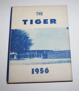 1956 Cocoa High School The Tiger Yearbook Cocoa Florida Top Cover - Bild 1 von 5