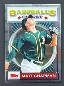 MATT CHAPMAN 2020 Topps Finest Flashbacks #170 Oakland Athletics - Picture 1 of 2