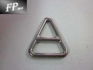 Anneau Triangulaire Barrette 8mm inox 316 Ref AN236 Triangle - Imagen 1 de 1