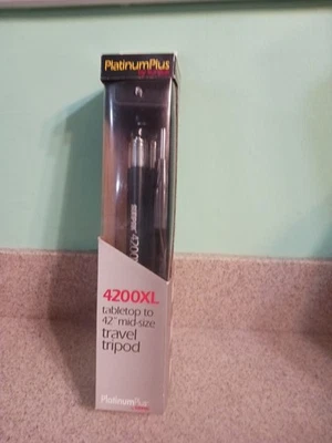 Sunpak - PlatinumPlus 4200XL 42" Tripod - Black - Image 1 of 4