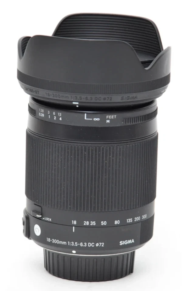 Sigma 18-300mm F/3.5-6.3 DC Macro OS HSM 'C' Lens Canon Fit - Image 1 of 4