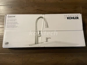 Rociador extraíble con una manija para grifo de cocina Kohler Easmor R30573-SD-VS inoxidable - Imagen 1 de 4