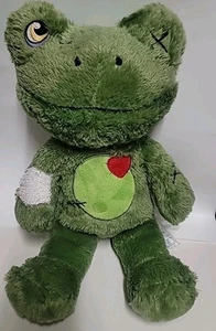 Build a Bear Halloween Zombie Frosch Stofftier dunkelgrün 17 Zoll - Bild 1 von 8