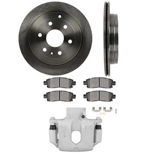 Rear Rotors Ceramic Pads and Left Brake Calipers For 2009-2017 CHEVY TRAVERSE - Imagen 1 de 9