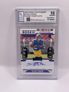 2024 CONTENDERS ROOKIE TICKET AUTO BLAKE CORUM VARIATION MGCo. Gem Mint 10 - Picture 1 of 1