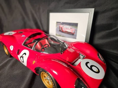 RARE GMP Ferrari 330 P4 Red #6 1:8 Scale Inv. #5826 - Image 1 of 4