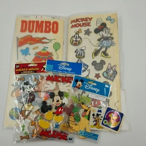 Disney Characters Stamp Book Stickers Mickey Minnie Donald Dumbo Scrapbooking - Picture 1 of 11