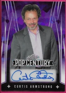 2025 Leaf Metal Pop Century CURTIS ARMSTRONG #BA-CA2 Purple Autograph 2/6 - Picture 1 of 2