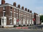 PHOTO  34-50 PERCY STREET LIVERPOOL DIGNIFIED TERRACES OF C1830 THE METAL SHUTTE