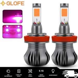 For Ram 1500 2500 3500 19-2020 2X H11 LED Fog Bulbs w/Strobe Flash 14000K Purple - Picture 1 of 8