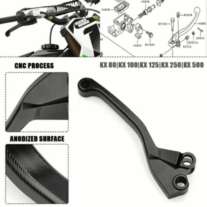 Black Brake Lever For KAWASAKI KX80 KX100 KX 125 KX250 KX500 1997-2003 - Picture 1 of 12