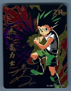 Tarjeta holográfica Legend Fire Anime Foil RX-5M01-ZR-002/090 Gon Freeces Hunter X Hunter - Imagen 1 de 2