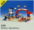Lego 6381 Motor Speedway With Instructions Vintage Selten 