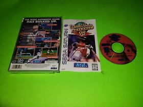 World Series Baseball 98 Sega Saturn TESTED GOOD COMPLETE CIB 1998 Sports