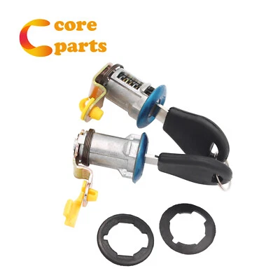 Juego de cerradura de puerta con llave izquierda derecha apta para Nissan Pickup Pathfinder 1984-1998 EE. UU. Foto 1 de 4