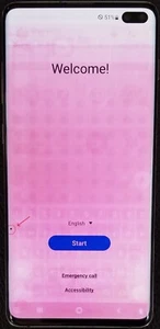 Samsung Galaxy S10+ SM-G975U1 512GB Ceramic Black Unlocked Good Shadow/Spot - Picture 1 of 12