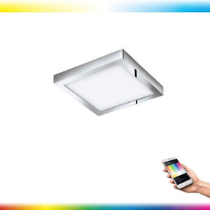 Lampa LED EGLO Connect-C RGB smart 30cm kwadratowa AWOX KLASA EFEKTYWNOŚCI ENERGETYCZNEJ:F (SpektrumA-G)