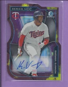 2015 Bowman Chrome Purple Series Next Autograph KENNYS VARGAS no.SN-KV #13/25 - Picture 1 of 1