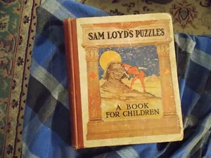 Antique SAM LOYD'S PUZZLES A Book For Children 120 pages Complete Loose Binding - Bild 1 von 8
