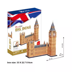 NEW! Cubic Fun Big Ben 117pcs 3D Puzzle DIY Architecture Model Building Kit - Picture 1 of 4