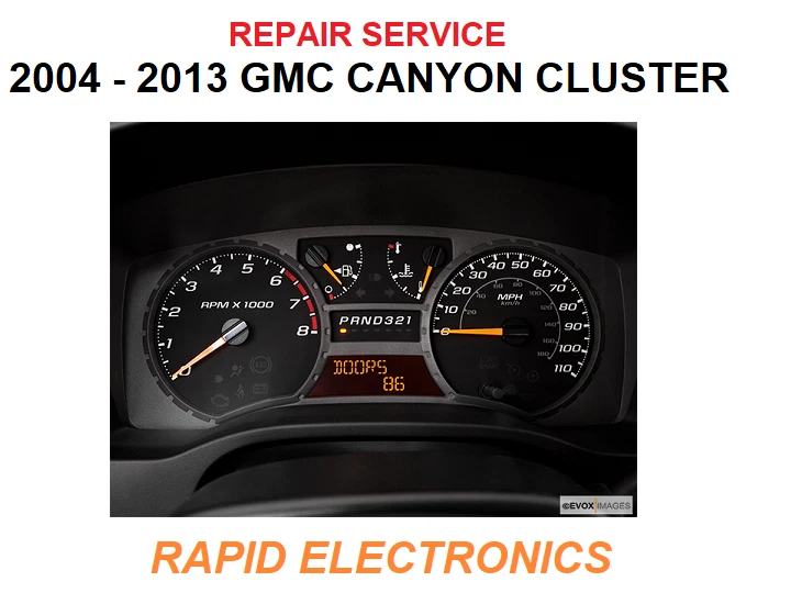 GMC Canyon 2004-2013 cuadro de instrumentos velocímetro IPC servicio de reparación Foto 1 de 1