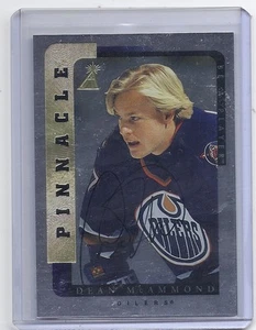 1996-97 BE A PLAYER DEAN McAMMOND AUTOGRAFO ARGENTO AUTO 126 OLIATORI EDMONTON - Foto 1 di 1