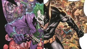 Batman The Joker War DC Metal Art Print Comics Poster 8in x 12in Lot Up - Picture 1 of 1