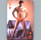 Carte à collectionner/jouer vintage Nine Of Hearts 1986 Chippendales décapants masculins