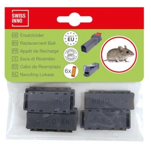 6x Ersatzköder für Lebendfalle Maus-Haus SwissInno SuperCat Mausefalle Mäuse NEU - Bild 1 von 1