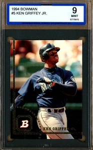 1994 Bowman #5 Ken Griffey Jr. - Seattle Mariners - ISA GRADING 9 MINT