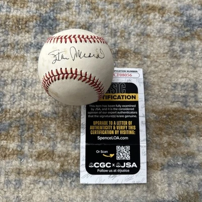 Stan Musial Cardinals HOFer Signed NL Baseball JSA Authenticated Toned CF08056 - Image 1 of 4