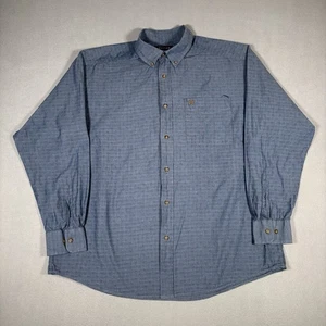 Ariat Button Down Shirt Men’s XLarge Blue Western Thomas Diamond Geo Print - Picture 1 of 12