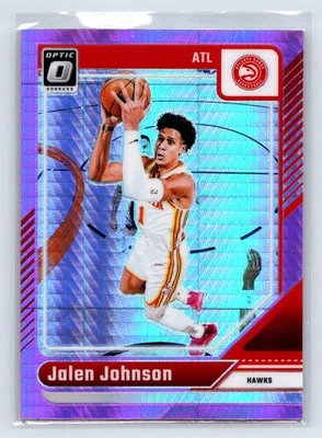Donruss Optic #79 Jalen Johnson Hyper Pink Atlanta Hawks 2024-25 Foto 1 de 2