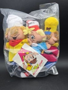 Peluche statuine Kellogg’s Snap, Crackle & Pop vintage 1997 confezione originale - Foto 1 di 6