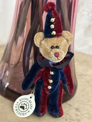 Peluche Boyds Bears TUMBLE F. WUZZIE #596005 3” 🐻 Payaso Wuzzie 2000 🤡 🐻 Nuevo con etiquetas Foto 1 de 4