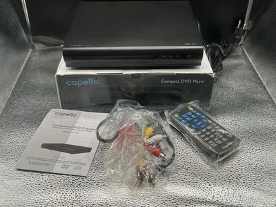DVD Player Capello Model CVD2216BLK Compact HDMI Upconvert 1080P HD Resolution - Image 1 of 4