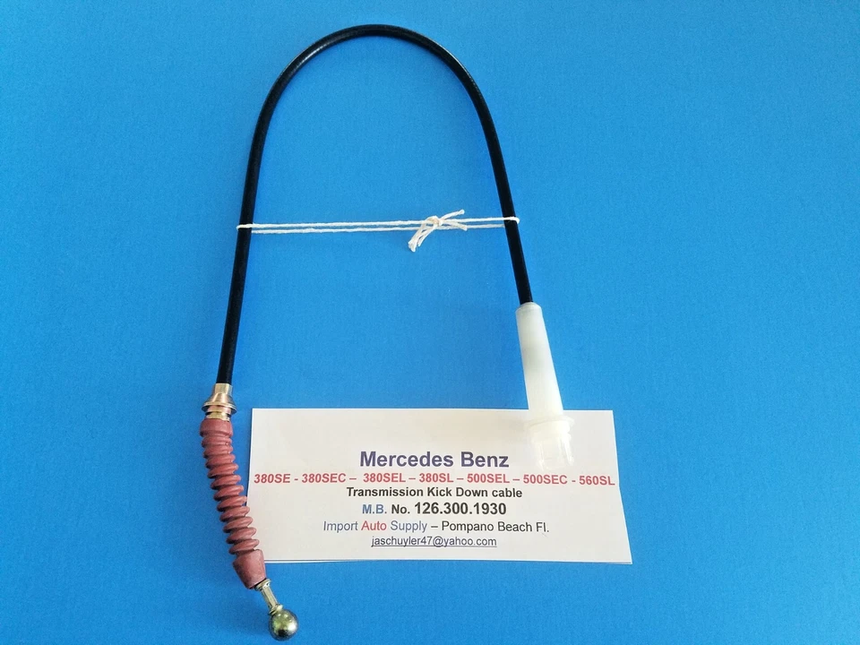 Откидной кабель коробки передач Mercedes Benz 380SE, SEC, SEL, SL, SLC 500SLC SEL, 560SL - Изображение 1 из 3