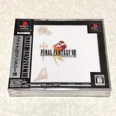 PS1 Final Fantasy VIII Ultimate Hits NTSC-J Versión Japonesa Sellado Japón Foto 1 de 4
