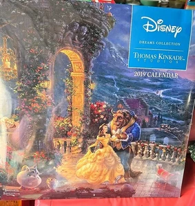 DISNEY DREAMS SAMMLUNG ORIG. ART THOMAS KINKADE 2019 OOP RETIRED CALENDAR NEW! - Bild 1 von 6