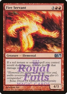 Fire Servant 1x FOIL MTG M11 Core Set Uncommon MINT red - Picture 1 of 1